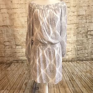 WHBM Blouson off the Shoulder Dress